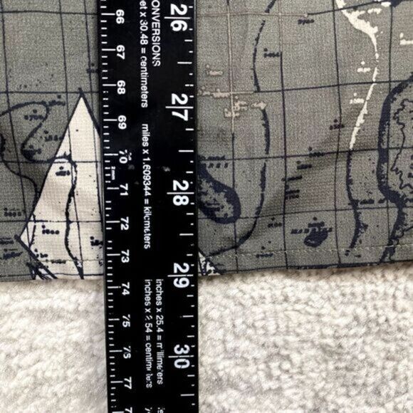 Chaps Vented Shirt Mens Short Sleeve Button Front Expedition Sailboat Size Large - Picture 5 of 6